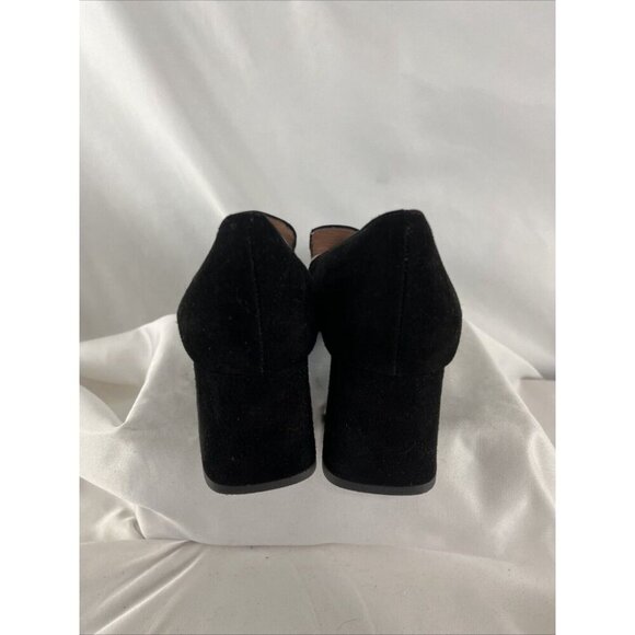 Gravity Pope Velvety Suede Block-Heel Shoes - Picture 7 of 10